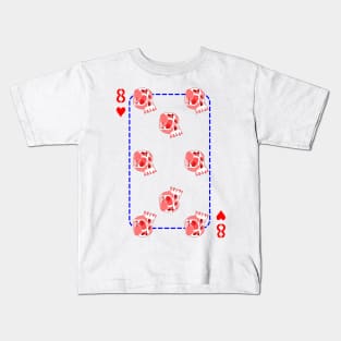 8 of hearts Kids T-Shirt